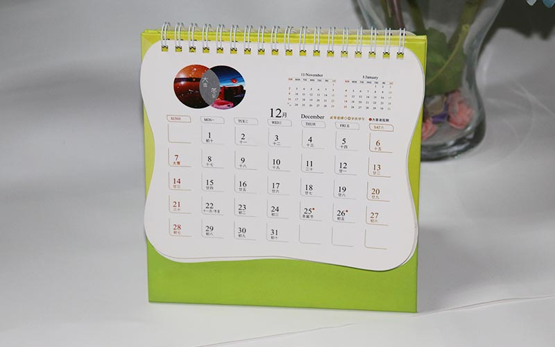 新款台曆定制廠家，定制各種